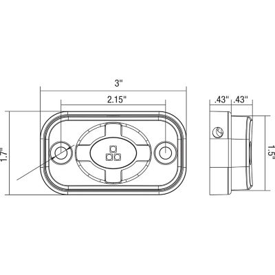 Image showing  Rectangular LED Flood Light