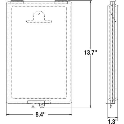 Image showing  Aluminum Clipboard Document Holder