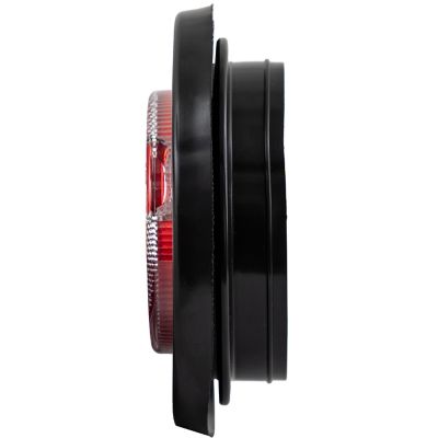 Image showing  2.5 in. Combination Red Marker and Amber Strobe Light with 4 Flash Patterns