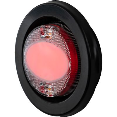 Image showing  2.5 in. Combination Red Marker and Amber Strobe Light with 4 Flash Patterns