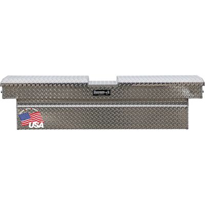 Buyers Products Diamond Tread Aluminum Gull Wing Truck Box, 18 x 20 x 71