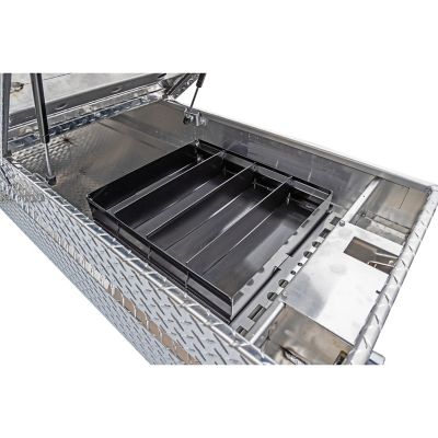 Image showing 7 th Buyers Products Diamond Tread Aluminum Gull Wing Truck Box, 18 x 20 x 71in.