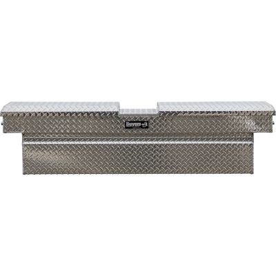 Image showing 9 th Buyers Products Diamond Tread Aluminum Gull Wing Truck Box, 18 x 20 x 71in.