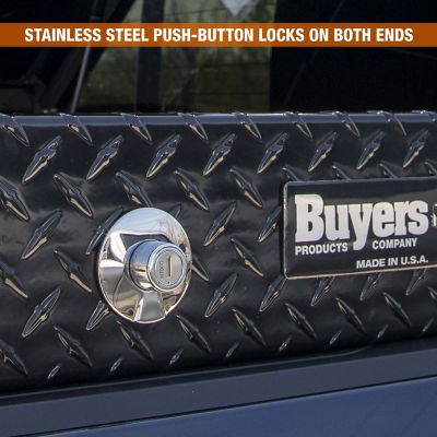 Image showing 5 th Buyers Products Diamond Tread Aluminum Gull Wing Truck Box, 18 x 20 x 71, Gloss