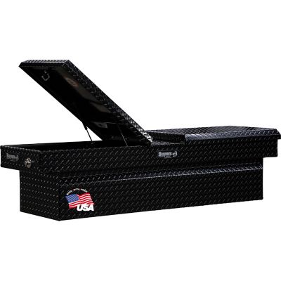 Buyers Products Diamond Tread Aluminum Gull Wing Truck Box, 23 x 20 x 71, Gloss