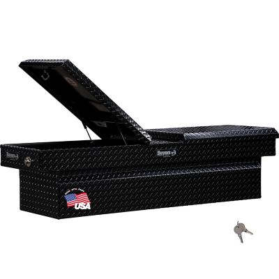 Buyers Products Diamond Tread Aluminum Gull Wing Truck Box, 23 x 27 x 71, Gloss