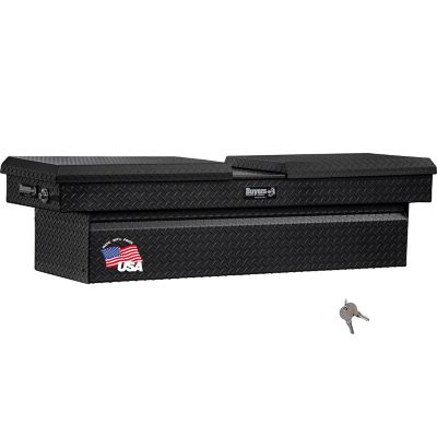 Buyers Products Diamond Tread Aluminum Gull Wing Truck Box, 23 x 20 x 71, Textured