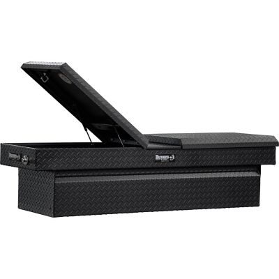 Image showing  Diamond Tread Aluminum Gull Wing Truck Box, 23 x 20 x 71in., Textured