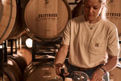 Image showing 6 th Carhartt Women's Tencel Blend Boxy Fit Lightweight Crew Neck Short-Sleeve T-Shirt