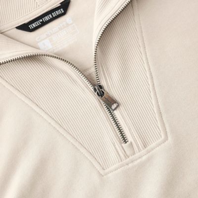 Image showing  Women's TENCEL Series Relaxed Fit Half-Zip Sweatshirt