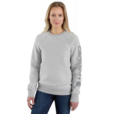 Carhartt Women's Relaxed Fit Midweight Graphic Crew Neck Sweatshirt, 106718-GH6