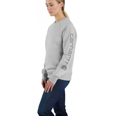 Image showing  Women's Relaxed Fit Midweight Graphic Crew Neck Sweatshirt, 106718-GH6