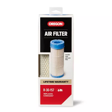 Oregon Air Filter for Riding and Zero-Turn Mowers Compatible with Toro 6000 Series and Kawasaki Zero-Turn Mowers: R-30-157 Mower Filters