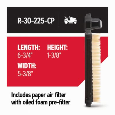 Image showing  Air Filter for Riding Mowers, Fits Kohler Courage SV470-620, 15-22 HP Engines, r, 30-225-CP