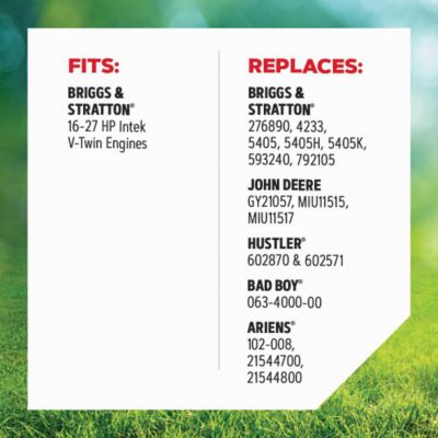 Image showing  Air Filter for Riding Mowers, Fits: Briggs & Stratton: 16-27 HP Intek V-Twin Engines, R-30-145