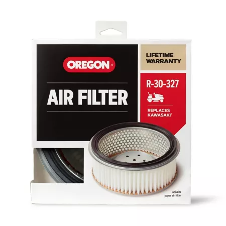 Oregon Air Filter for Riding Mowers Compatible with Kawasaki and John Deere Engines R-30-327 Mower Filters