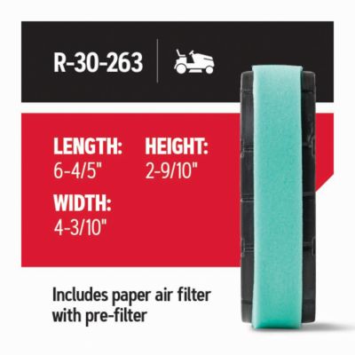 Image showing  Air Filter for Riding Mowers, Fits Kohler 7000 Series KT715-745 Engines, R-30-263