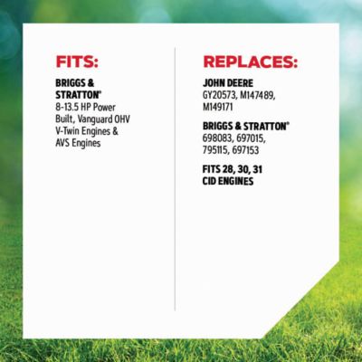 Image showing  Air Filter for Riding Mowers, Fits Briggs & Stratton, Powerbuilt and Vanguard Engines, R-30-074