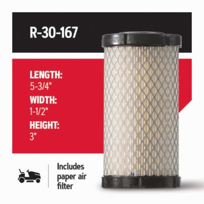 Image showing  Air Filter for Riding Mowers, Fits Briggs & Stratton and Troy-Bilt, R-30-167, R-30-167