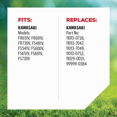 Image showing  Air Filter for Riding Mowers. Fits various Kawasaki Mowers, R, 30-164