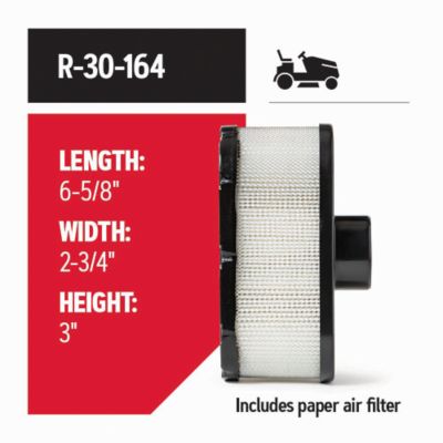 Image showing  Air Filter for Riding Mowers. Fits various Kawasaki Mowers, R, 30-164