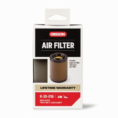 Oregon Air Filter for Riding Mowers, Fits Premium OHV engine series 382cc and 439cc and MTD engine model 7T84JU, R-30-016
