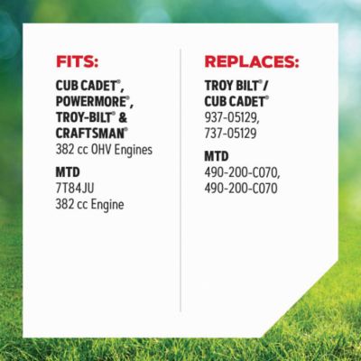 Image showing  Air Filter for Riding Mowers, Fits Premium OHV engine series 382cc and 439cc and MTD engine model 7T84JU, R-30-016