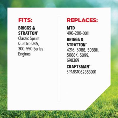 Image showing  Air Filter for Walk-Behind Mowers, Fits Briggs & Stratton Engines, R, 30-308