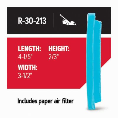 Image showing  Air Filter for Walk-Behind Mowers, Fits Kohler Courage XT Series XT650, XT775, R-30-213