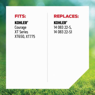 Image showing  Air Filter for Walk-Behind Mowers, Fits Kohler Courage XT Series XT650, XT775, R-30-213