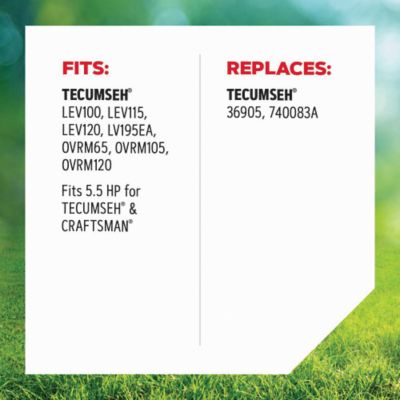 Image showing  Air Filter for Walk-Behind Mowers, Fits: 5.5 HP Engines for Tecumseh and Craftsman, R-30-031