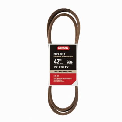 Oregon Replacement Belt 1/2 in. x 101-1/2 in. for 42 in. Deck Riding Mowers, Fits AYP, Poulan, Husqvarna, Craftsman, R-15-023