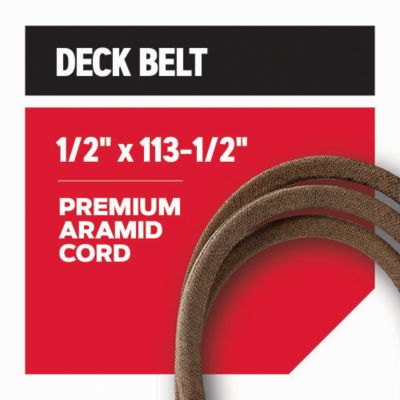 Image showing  Replacement Belt 1/2 in. x 113-1/2 in. for 42 in. Deck Riding Mowers, Fits Toro TimeCutter, R-15-142
