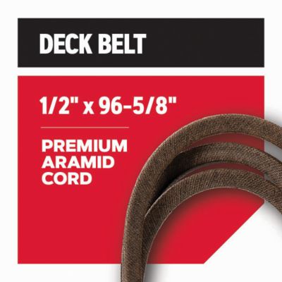 Image showing  Replacement Belt 1/2 in. x 96-5/8 in. for 42 in. Deck Riding Mowers, Fits Cub Cadet, MTD, John Deere and more, R-75-813