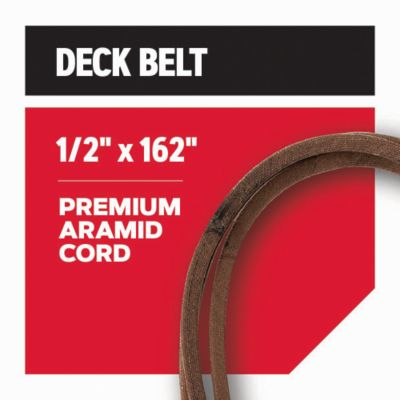 Image showing  Replacement Belt 1/2 in. x 162 in. for 50 in. Deck Riding Mowers, Fits MTD, Cub Cadet, R-15-028