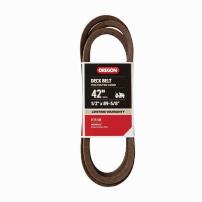 Oregon Replacement Belt 1/2 in. x 89-5/8 in. for 42 in. Deck Riding Mowers, Fits Murray, R-75-135