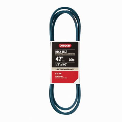 Oregon Replacement Belt 1/2 in. x 100 in. for 42 in. Deck Riding Mowers, Fits Cub Cadet, R-75-400