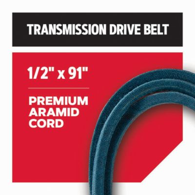 Image showing  Replacement Belt 1/2 in. x 91 in. for Riding Mowers, Fits Cub Cadet, MTD, Troy-Bilt, R-75-491