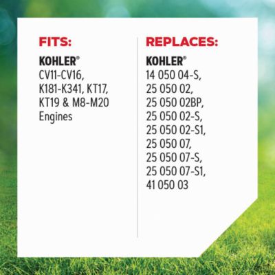 Image showing  Fuel Filter for Riding Mowers, Fits Kohler CV11-CV16, K181-K341, KT17, KT19 and M8-M20 Engines, R-07-332