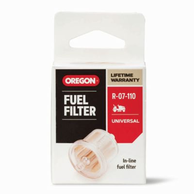 Oregon Fuel Filter for Riding Mowers, Universal Fit for 1/4 in., 5/16 in. and 6-8mm ID Fuel Lines, R-07-110
