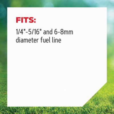 Image showing  Fuel Filter for Riding Mowers, Universal Fit for 1/4 in., 5/16 in. and 6-8mm ID Fuel Lines, R-07-110
