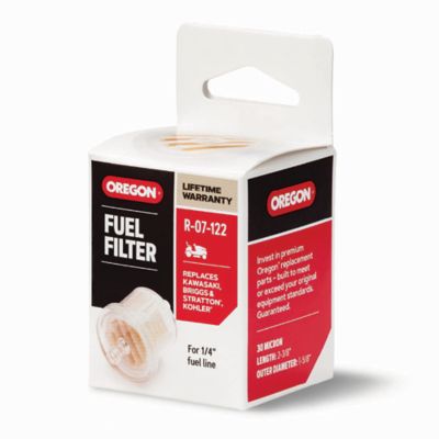 Image showing  Fuel Filter for Riding Mowers, Fits Kawasaki, Kohler, Tecumseh, Briggs & Stratton, R-07-122