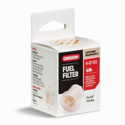 Image showing  Fuel Filter for Riding Mowers, Fits Kawasaki, Kohler, Tecumseh, Briggs & Stratton, R-07-122