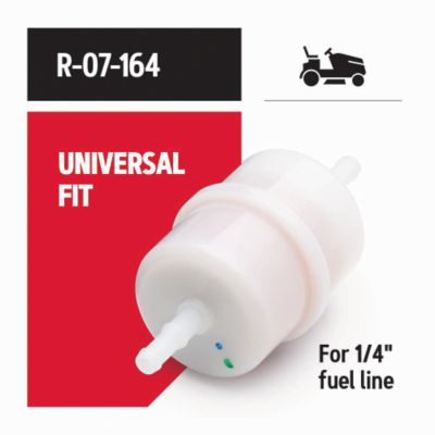 Image showing  Fuel Filter for Riding Mowers, Fits Kohler and all filters with 1/4 in. ID fuel hose, R-07-164