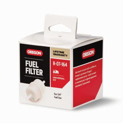Image showing  Fuel Filter for Riding Mowers, Fits Kohler and all filters with 1/4 in. ID fuel hose, R-07-164
