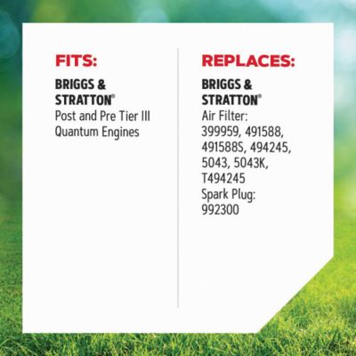 Image showing  Tune-up Kit for Walk-behind Mowers, Fits: Briggs & Stratton: Quantum Engines, R-01-109