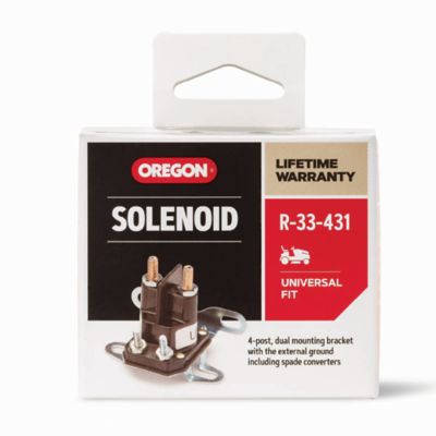 Oregon Solenoid for Riding Mowers, Universal Fit, R-33-431