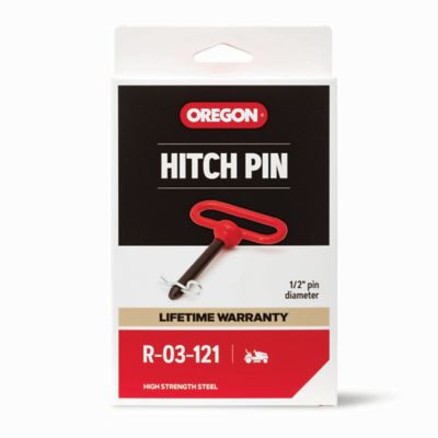 Oregon Replacement Hitch Pin 1/2 in. x 3.625 in. For Riding Lawn Mowers, Universal Fit, R-03-121