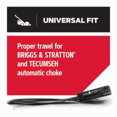 Image showing  Replacement Throttle Control Cable, Fits Briggs & Stratton and Tecumseh automatic choke Engines, R-60-400