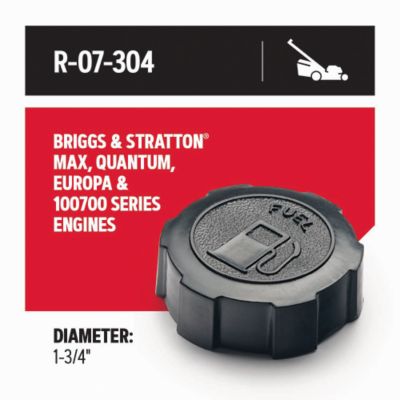 Image showing  Replacement Fuel Cap for Walk-behind Mowers, Fits Briggs & Stratton Max, Quantum, Europa and John Deere, R-07-304